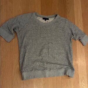 IRO Heather Gray Knit Top
